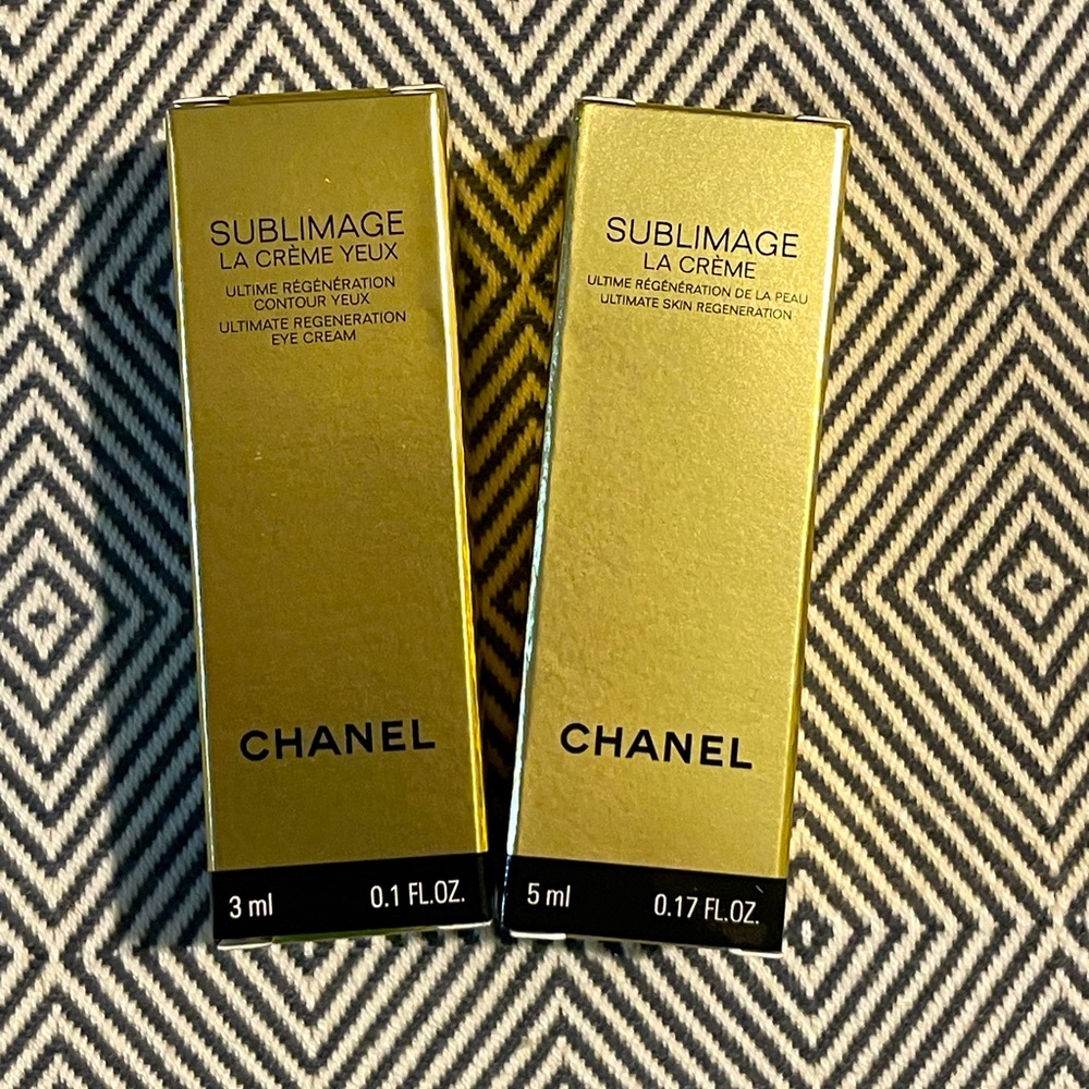 Chanel Sublimage Skincare 2-Piece Bundle - La Creme Yeux & La Creme - NIB